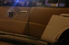 سيارة الشرطة المستهدفة