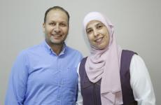 أحلام التميمي وزوجها