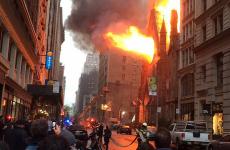 حريق في نيويورك