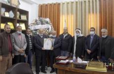وفد الجهاد الإسلامي يزور رابطة علماء فلسطين