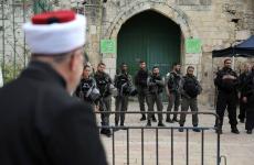منع المقدسيين من دخول المسجد الأقصى - الاقصى - القدس.jpg