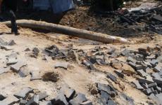 تعطل خطوط المياه نتيجة القصف (2).jpg