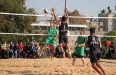 بطولة كرة الطائرة الشاطئية غزة.jpg