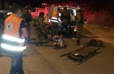 صورة من مكان اعدام الشاب قضاء رام الله