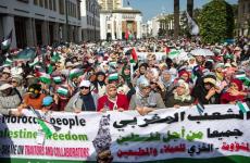 مظاهرة ضد التطبيع في المغرب.jpg.crdownload