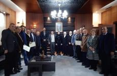 وزير الشؤون الاجتماعية والعمل السوري يُكرّم جمعية القدس الخيرية