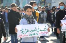 اطفال غزة يتضامنون مع اهالي النقب