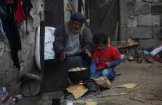 فقراء غزة خلال المنخفض الجوي (3).jpeg