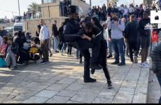 مواجهات بين المقدسيين وقوات الاحتلال.jpg