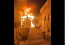 فيديو حريق مستشفى الهندية في كربلاء.JPG