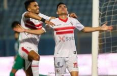 فرحة الزمالك بالهدف الأول