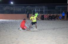 من لقاء دوري الشاطئية