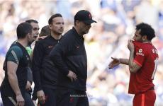 محمد صلاح و حديثه مع كلوب