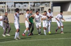 فرحة لاعبو نماء بالهدف الأول