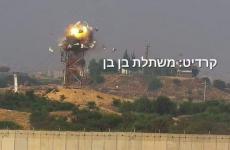 قصف مرصد الفاتح شرق بيت لاهيا.jpg