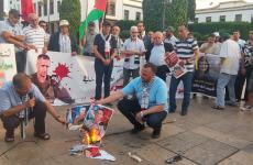 وقفة استنكار في المغرب ضد كوخافي.jpg