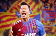 ليفاندوسكي لاعب برشلونة