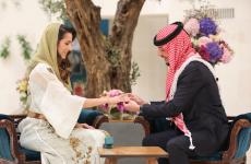 عقد قران ولي العهد الأردني الحسين بن عبدالله الثاني على فتاة سعودية 2022.jfif