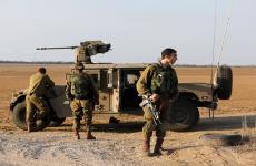قوات الاحتلال على حدود غزة.jpg