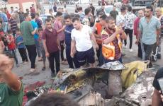 قصف اسرائيلي استهداف سيارة.jfif