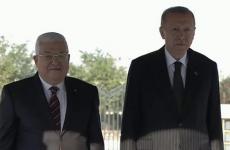 الرئيس التركي رجيب طيب اردوغان يلتقي رئيس السلطة محمود عباس