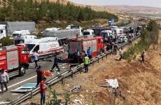 حادث تصادم مروع جنوب تركيا