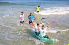 نتائج سباق بطولة الشراع والتجديف على شاطئ غزة.jpg