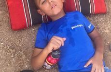 إصابة طفل بضربة شمس