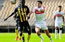 من لقاء الزمالك الأفريقي