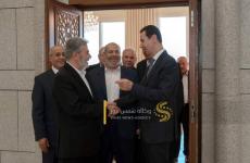 القائد النخالة يترأس وفد فلسطيني لزيارة الرئيس الأسد