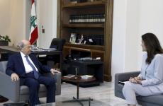 لبنان يتسلم رسالة خطية من الوسيط الأمريكي