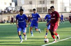 من لقاء شباب رفح و بيت حانون الرياضي