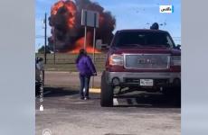 اصطدام طائرتين خلال عرض جوي أمريكي.JPG