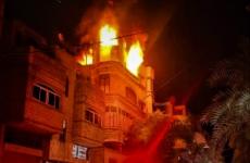 حريق منزل ماهر أبو ريا