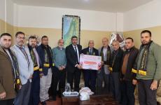الرابطة الإسلامية تنظم زيارة لتهنئة مدير التربية والتعليم شمال غزة
