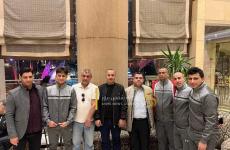 هنية يحشذ همم بعثتي شباب خانيونس والمجمع الاسلامي قبل انطلاق البطولة العربية 