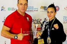 نورا أبو ناب تتوج بذهبية بطولة آسيا للكيك بوكسينغ 