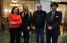 جمعية الصداقة الإيطالية العربية كرمت الفنانة التشكيلية فيفا عيد خريس 1.jfif