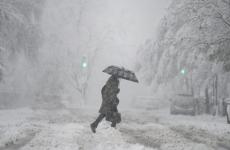 عاصفة ثلجية في أمريكا