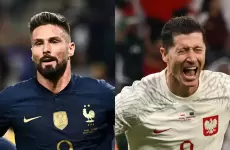 شاهد الآن.. بث مباشر مباراة فرنسا و بولندا في دور الـ 16 من كأس العالم 2022