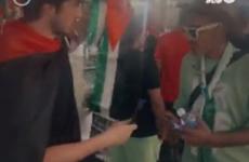 مشجع سعودي في قطر.JPG