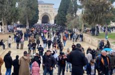 صلاة الجمعة بالأقصى