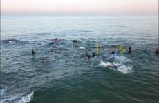 السباحة في بحر غزة