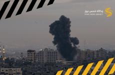 الطيران الحربي يقصف غزة