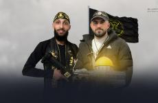 الشهيد محمد عمر ابو بكر جنيدي قائد كتيبة نابلس سرايا القدس، ورفيق دربه الشهيد البطل حسام بسام سليم