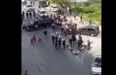 الاعتداء على موكب تشيع جثمان الشهيد عبدالفتاح خروشة.JPG