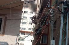 استهداف شقة سكنية بحي النصر