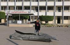 قصف مدرسة شمال غزة
