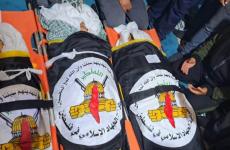 تشيع جثامين شهداء سرايا القدس في غزة.jpg