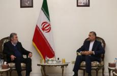 القائد النخالة والوزير الإيراني عبد اللهيان